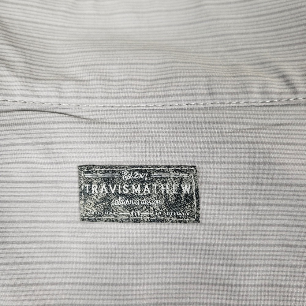 TravisMathew Luca Quarter Zip Mens S Grey New Pullover 1MO231 Golf Performance - Picture 12 of 14